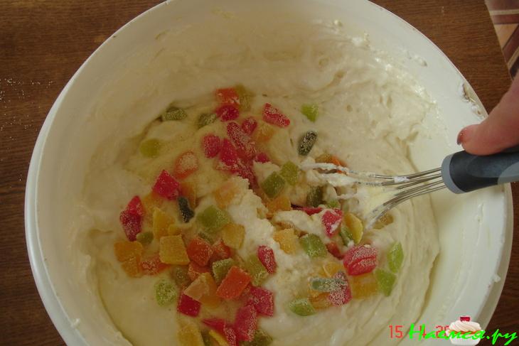 Открытый пирог с творогом Открытый пирог с творогом