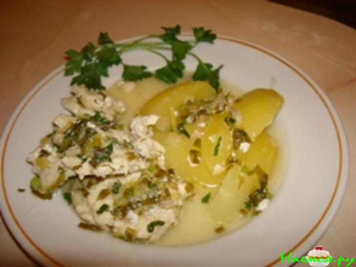 Рыба в винном соусе