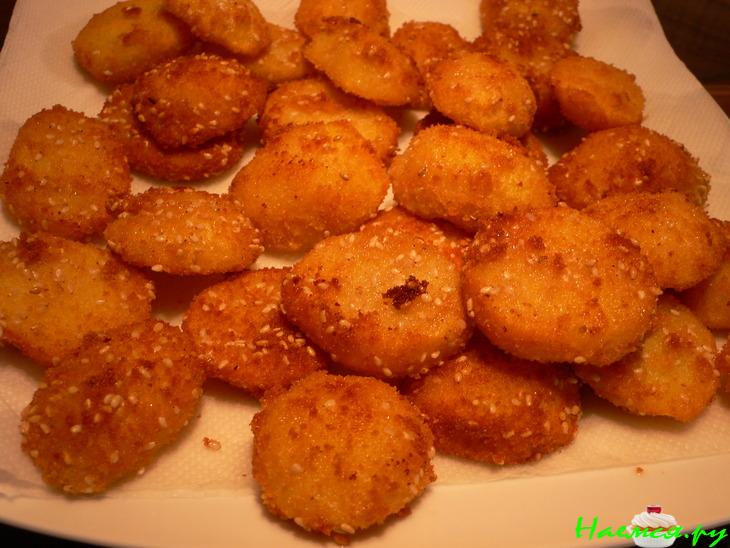 Картофель "Вкусняшка" (панированный в сухарях и пармезане)