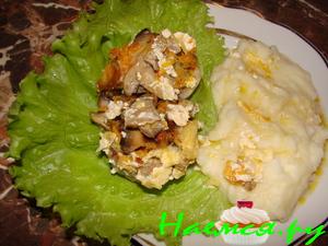 Котлетки с сыром в сливках