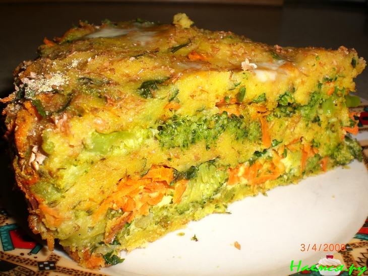 Слоеный пирог "Овощная соната"