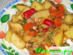 Жаркое в рукаве