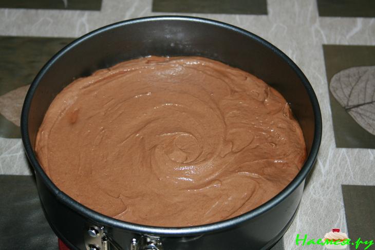 Кофейно-шоколадный пирог с яблоками Кофейно-шоколадный пирог с яблоками