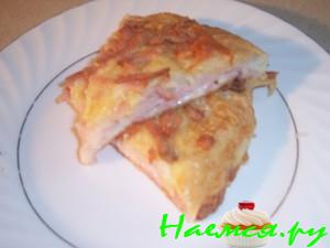 Вафельный пирог