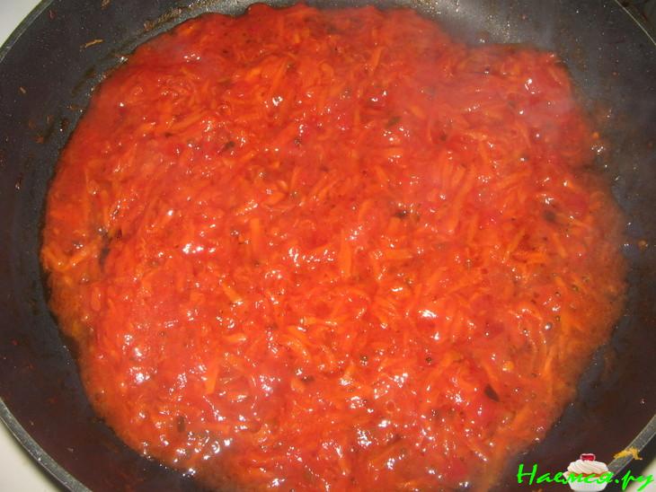 Суп с охотничьими колбасками