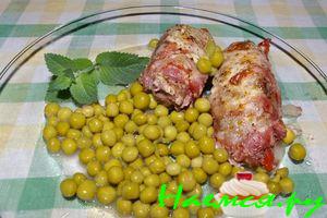 Печень в беконе