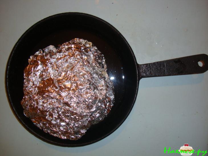 Свинина запечённая с чесноком