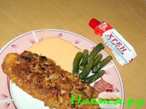 Морской язык в ореховой панировке