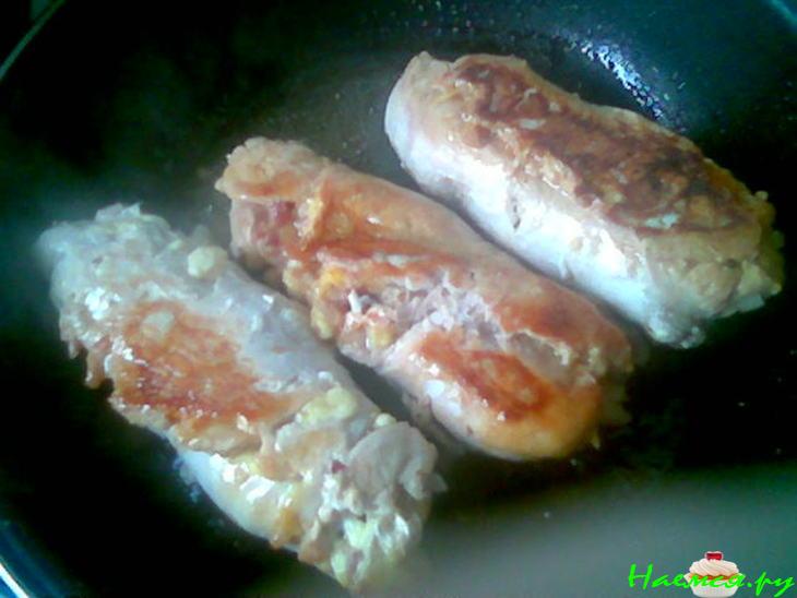 Рулетики куриные