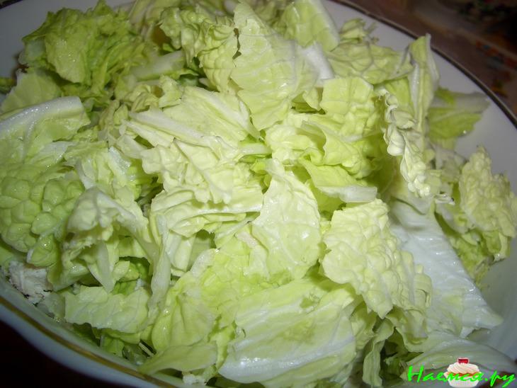 Куриный салат с апельсинами