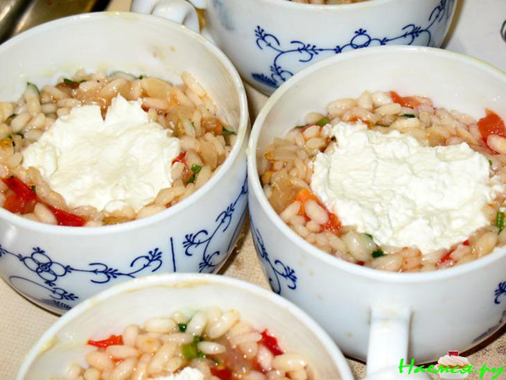 Рисовые тимбали с моцареллой (Sformatini di riso alla mozzarella) Рисовые тимбали с моцареллой (Sformatini di riso alla mozzarella)