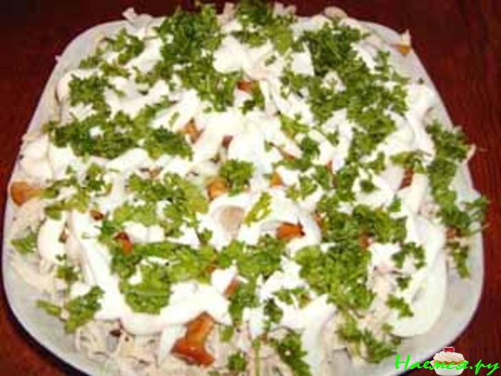 Салат "Воронье гнездо"