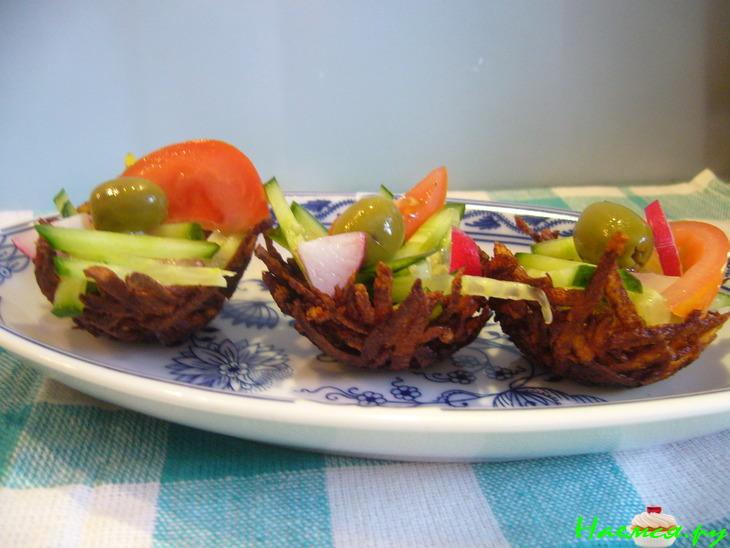 Картофельные гнезда