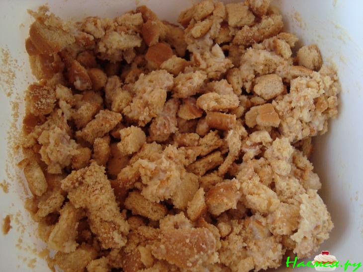 Сладкая колбаса с печеньем Сладкая колбаса с печеньем