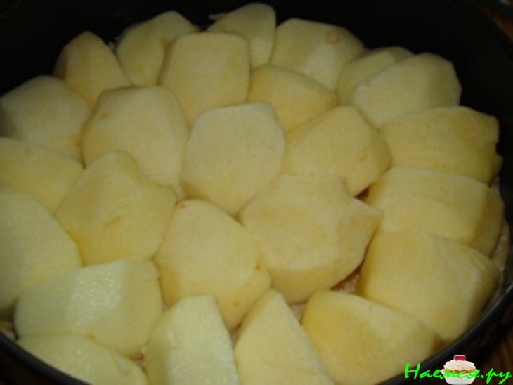 Шарлотка с пудингом