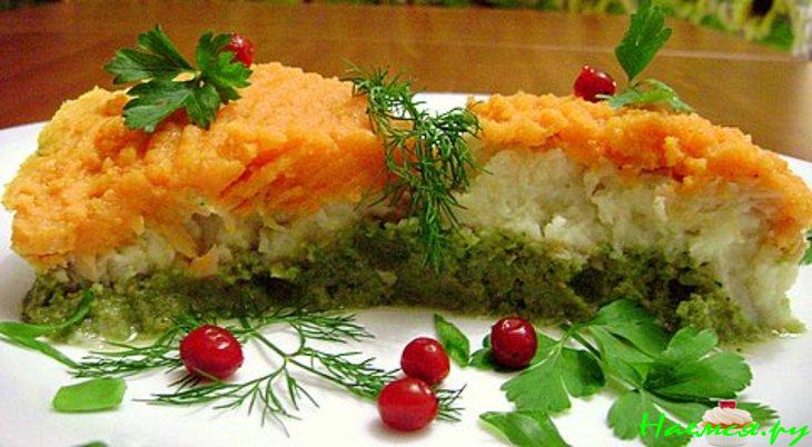 Овощное закусочное пюре с горбушей Овощное закусочное пюре с горбушей
