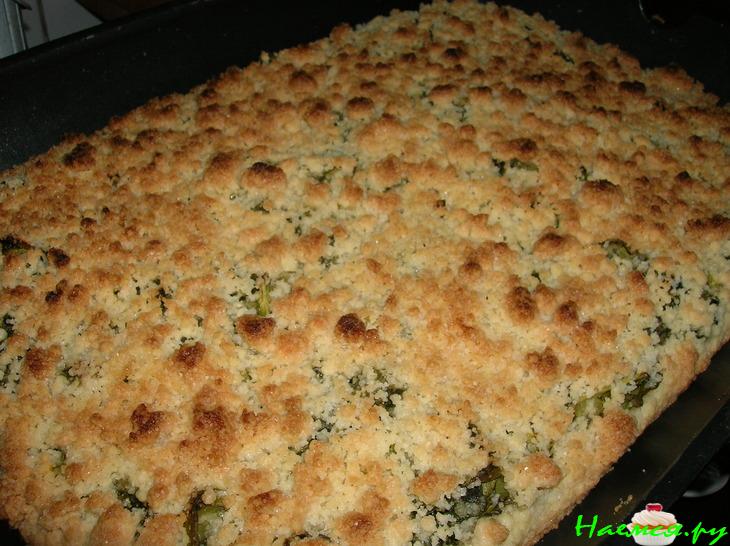 Любимый пирог с ревенем