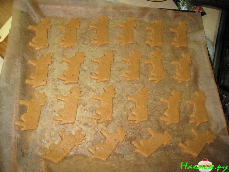 Пряное печенье с орехами (Gingersnap Cookies)