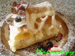 Торт из заварного теста