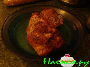 Свинина в бруснике