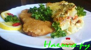 Овощная запеканка (кольраби, морковь, цуккини ...)