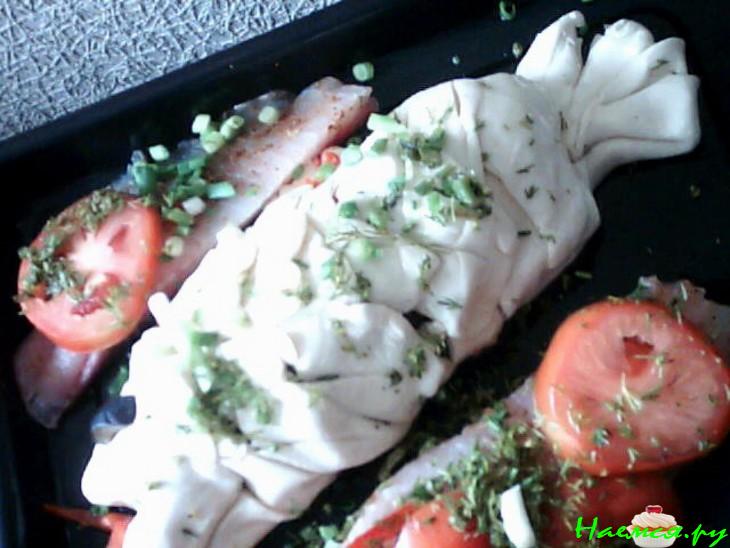 Просто рыбка запеченная в духовке