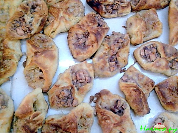 Слойка с яблоками и орешками Слойка с яблоками и орешками