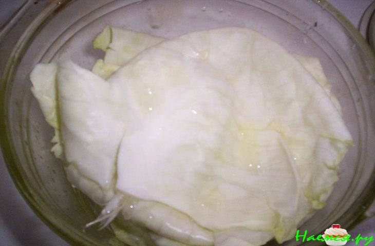 Теляпия с Капустой в Слоёном тесте