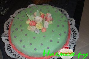 Торт 'Дамский каприз' с творожно-сметанным кремом