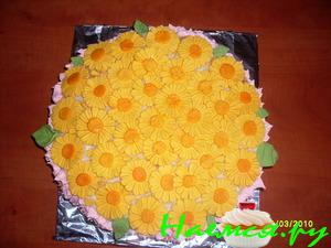 Торт 'Цветы для мамы'