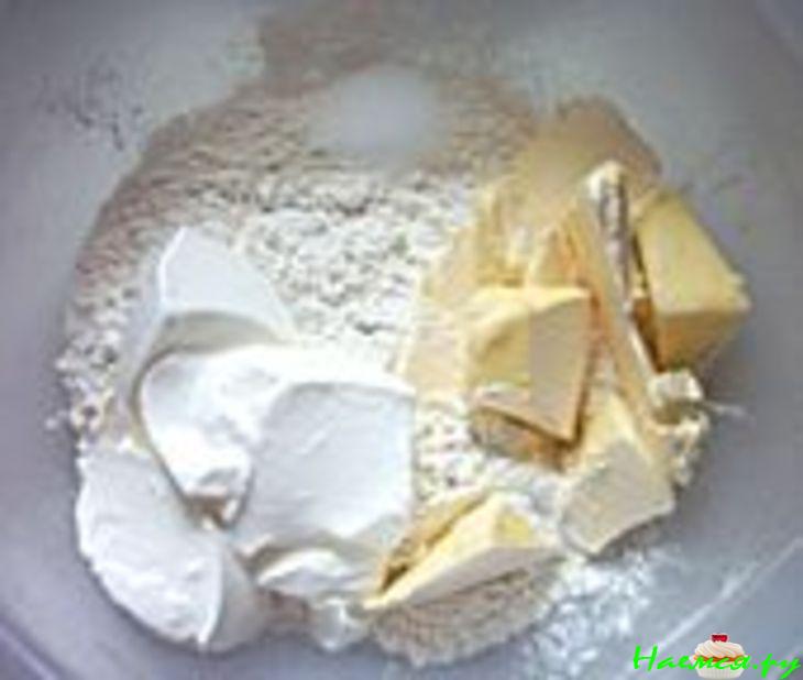 Овощной тортик в тесте