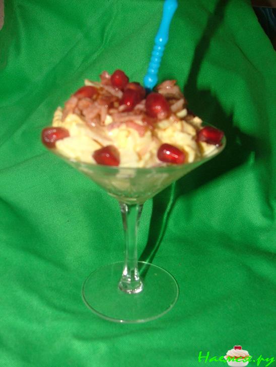 Салат яичный коктейльный