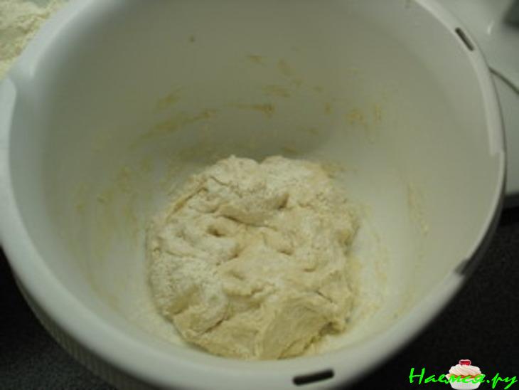 Пирог-бриошь с грибами