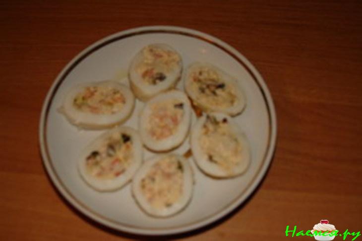 Фаршированный "Праздничный" кальмар