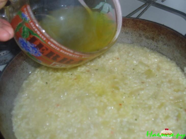 Ризотто с киви