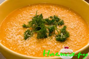 Оранжевый суп-крем