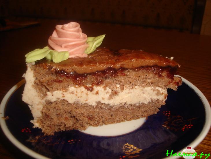 Торт "Прага" со сгущенкой