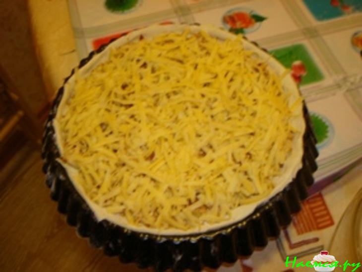 Пирог с грушей и сыром