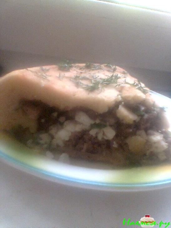 Пирог-Зраза с тремя начинками