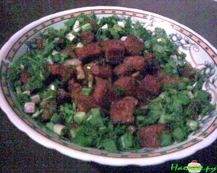 Теплый крестьянский салат Теплый крестьянский салат