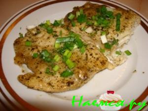 Филе белой рыбы в горчично-медовом маринаде