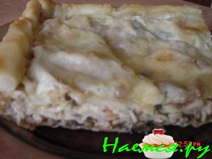 Лазанья с окорочками и грибами Лазанья с окорочками и грибами