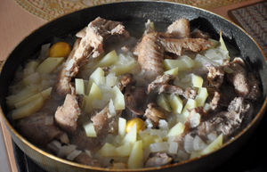 Жаркое из домашней курицы Жаркое из домашней курицы