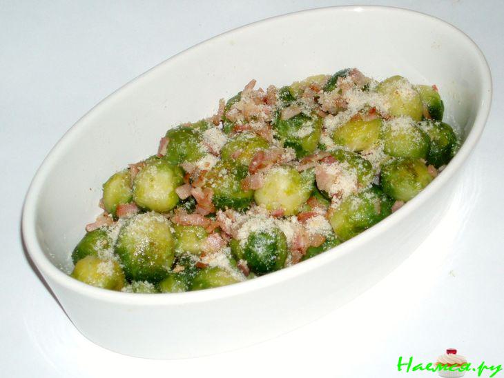 Сытный гарнир из брюссельской капусты