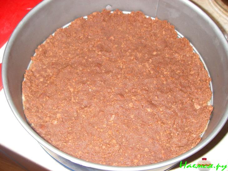 Шоколодный чизкейк с вишней