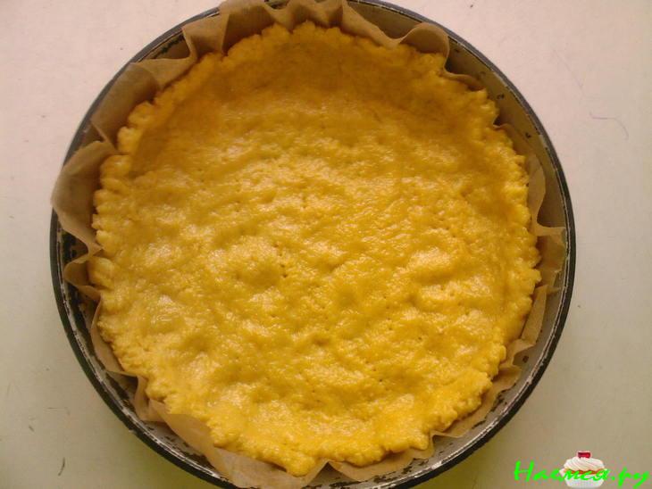 Итальянский пирог с безе и апельсиновым кремом