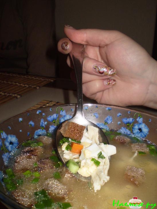Любимый куриный супчик с яичком Любимый куриный супчик с яичком