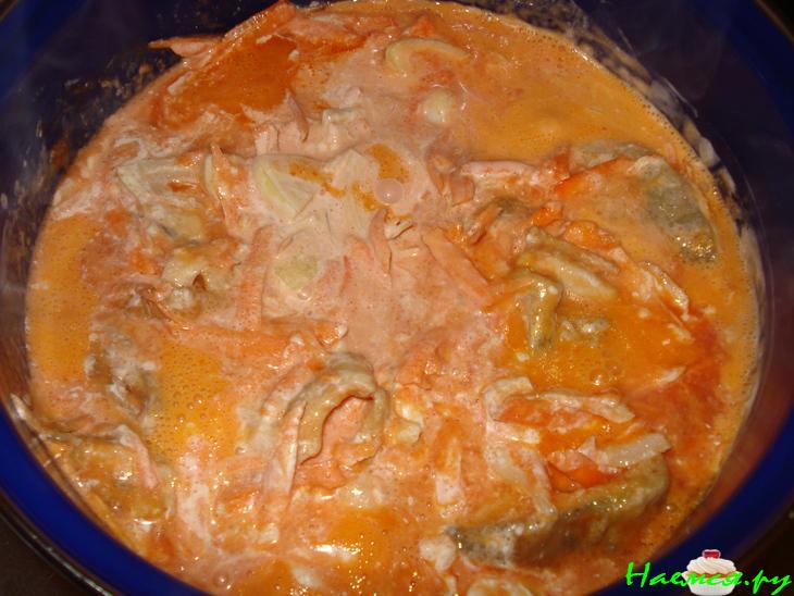 Рыба в томате с майонезом