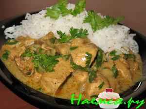 Курица в кокосовом карри