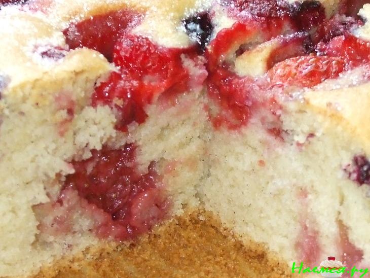 Пирог с ягодами "Благодарность"